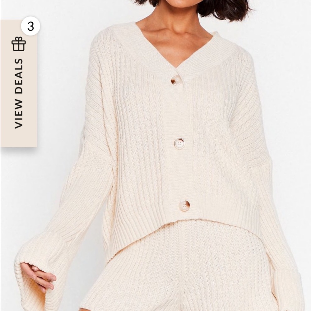 Nasty Gal Luxury Chunky Knit Cardigan